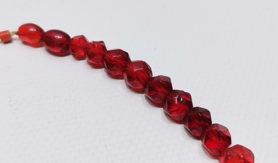 OSMANLI DÖNEMİ FASETA TAŞLI YÖRÜK KOLYESİ