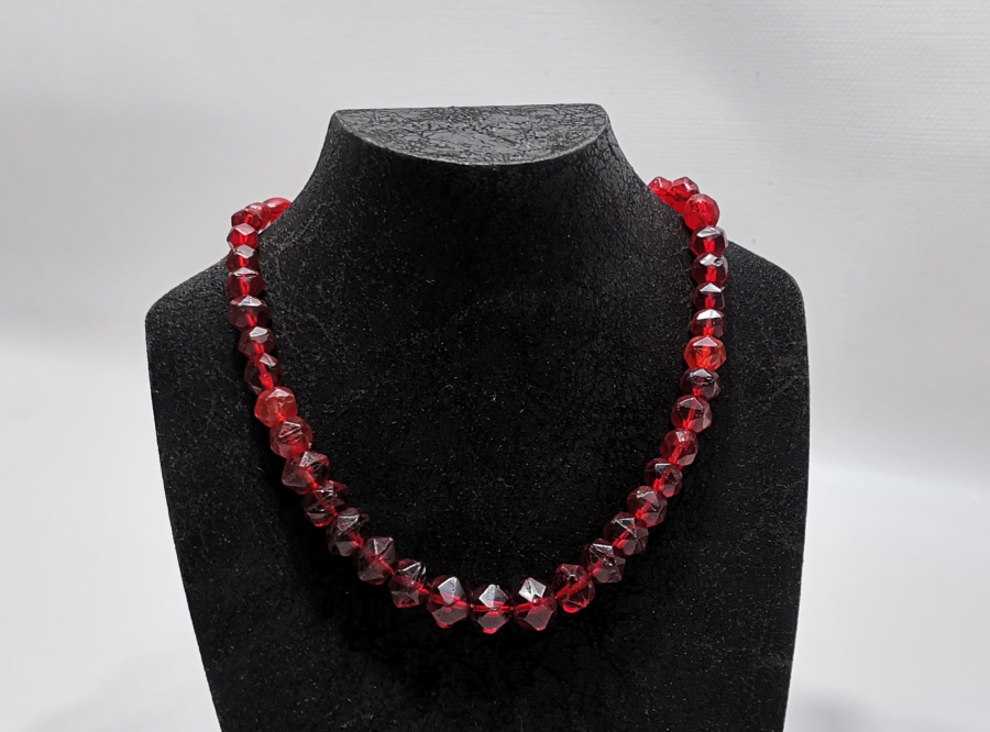 OSMANLI DÖNEMİ FASETA TAŞLI YÖRÜK KOLYESİ