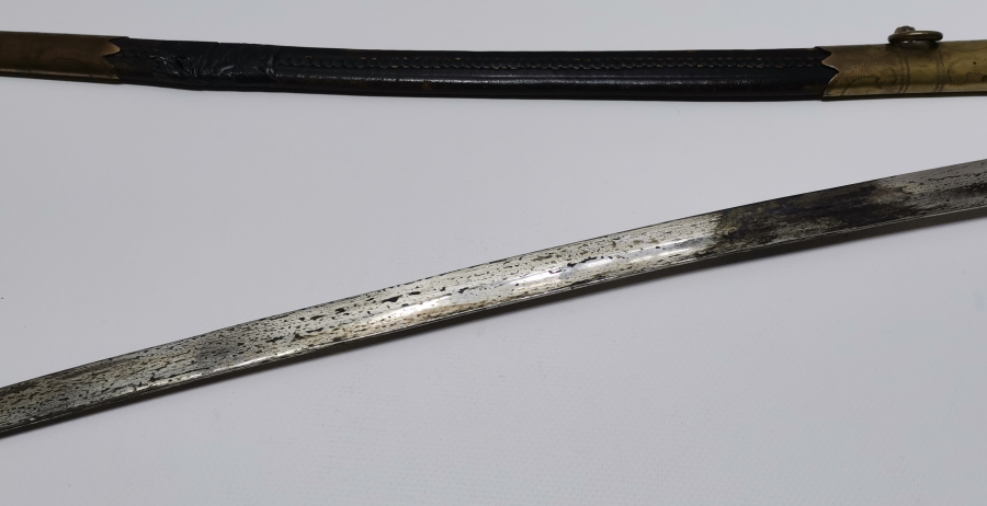 OSMANLI DÖNEMİ KEMİK SAPLI ASLAN BAŞLI SUBAY KILICI