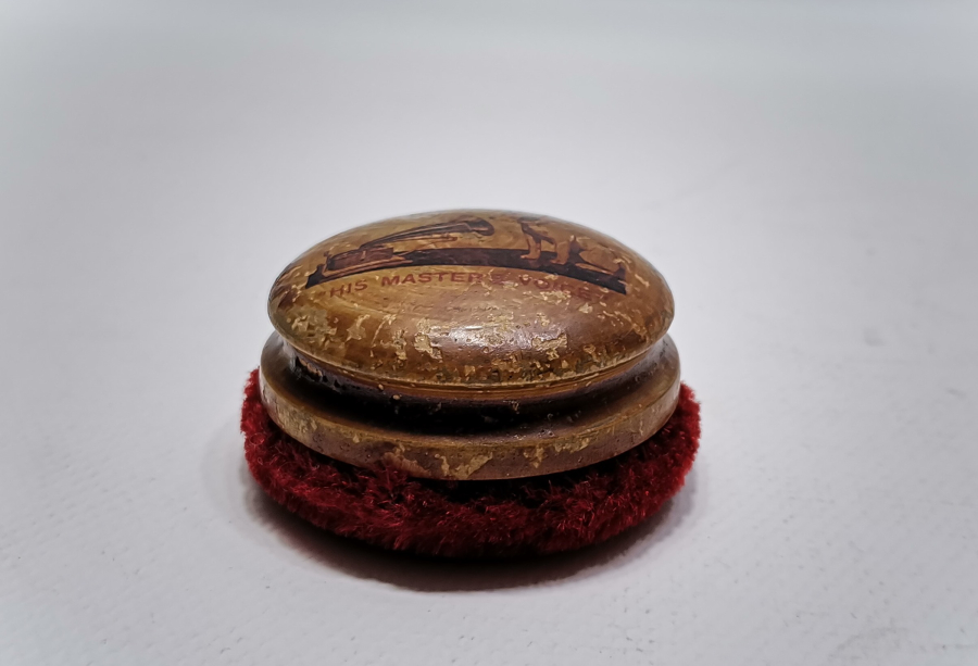 OSMANLI DÖNEMİ ÜZERİ OSMANLICA YAZILI ÇOK NADİR PLAK TEMİZLEME ALETİ