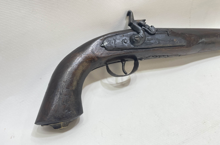 OSMANLI DÖNEMİ ÜZERİ TARİHLİ VE YAZILI PİŞTOV