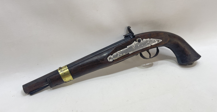 OSMANLI DÖNEMİ ÜZERİ TARİHLİ VE YAZILI PİŞTOV