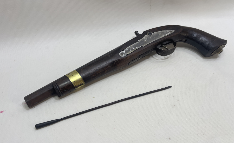 OSMANLI DÖNEMİ ÜZERİ TARİHLİ VE YAZILI PİŞTOV