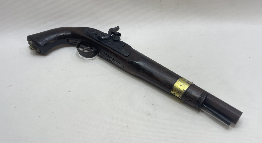 OSMANLI DÖNEMİ ÜZERİ TARİHLİ VE YAZILI PİŞTOV