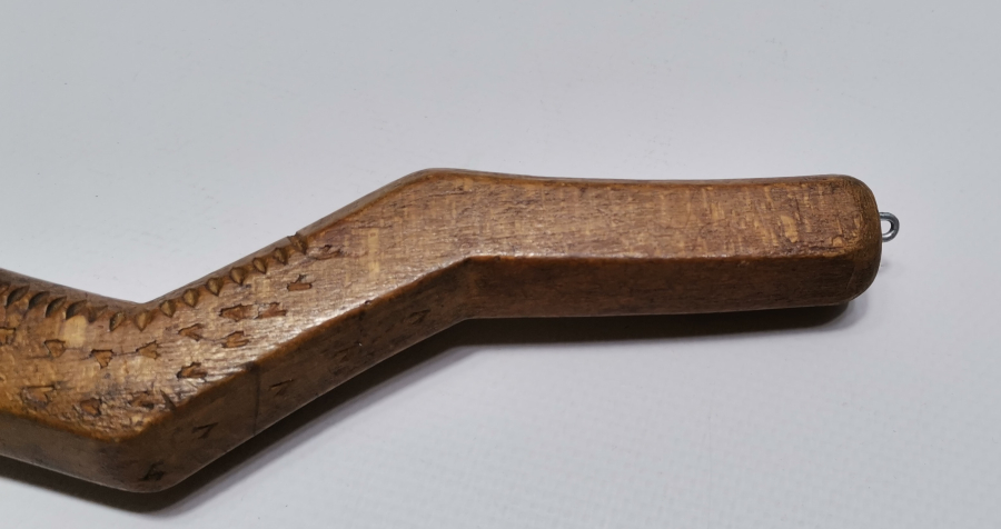 OSMANLI DÖNEMİ BEKTAŞİ İŞİ NADİR AHŞAP TÖREN BALTASI