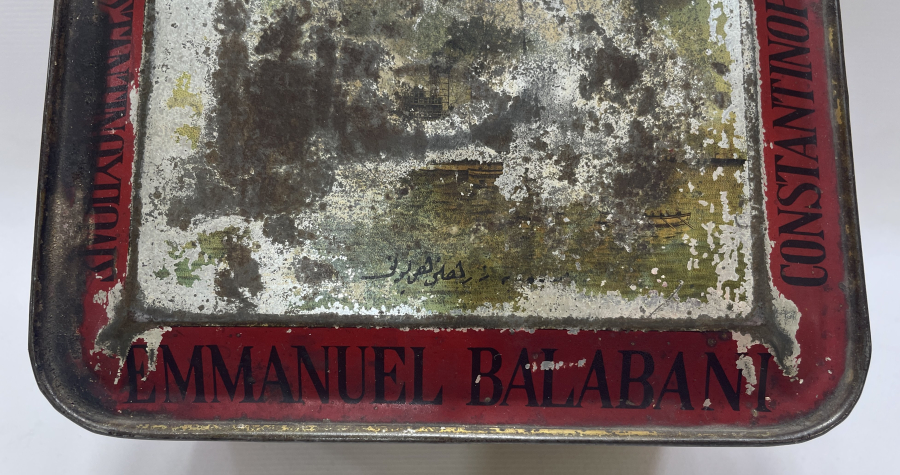 OSMANLI DÖNEMİ EMMANUEL BALABANİ BÜYÜK BOY ÇAY KUTUSU