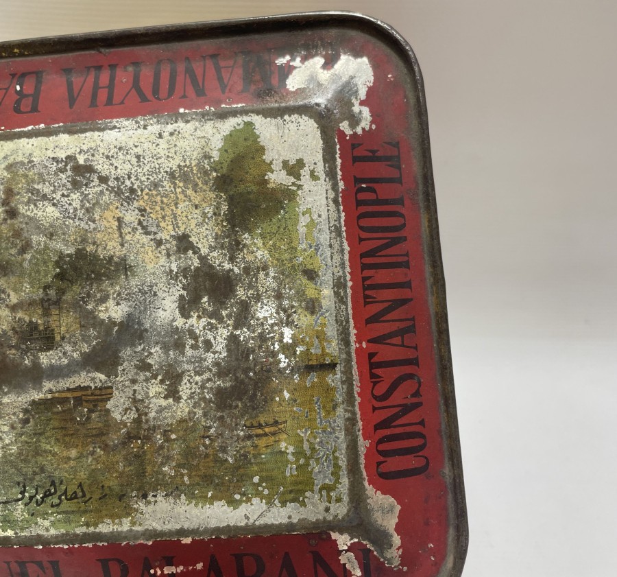 OSMANLI DÖNEMİ EMMANUEL BALABANİ BÜYÜK BOY ÇAY KUTUSU