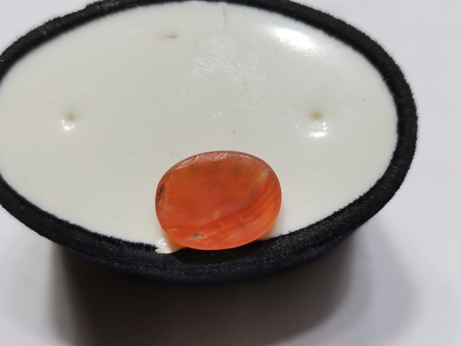 OSMANLI DÖNEMİ AKİK ÜZERİ EL KAZIMA YA ALİ YAZILI YÜZÜK TAŞI