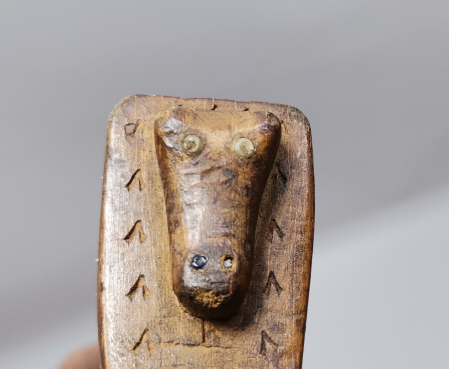 OSMANLI DÖNEMİ BEKTAŞİ İŞİ NADİR AHŞAP TÖREN BALTASI