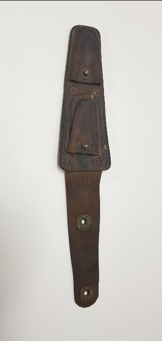 1. DÜNYA SAVAŞI DÖNEMİ DERİ MUHABERE TELSİZ BATARYA ÇANTASI 