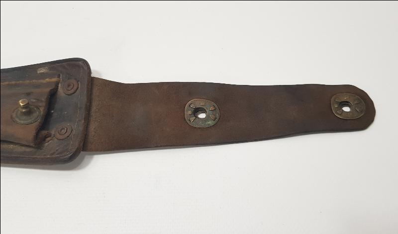 1. DÜNYA SAVAŞI DÖNEMİ DERİ MUHABERE TELSİZ BATARYA ÇANTASI 