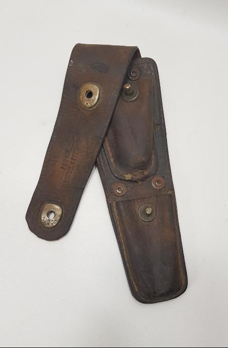 1. DÜNYA SAVAŞI DÖNEMİ DERİ MUHABERE TELSİZ BATARYA ÇANTASI 