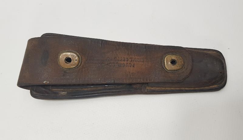 1. DÜNYA SAVAŞI DÖNEMİ DERİ MUHABERE TELSİZ BATARYA ÇANTASI 