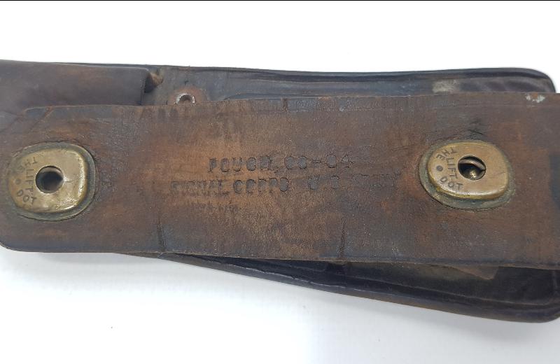 1. DÜNYA SAVAŞI DÖNEMİ DERİ MUHABERE TELSİZ BATARYA ÇANTASI 