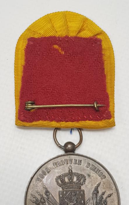 1. DÜNYA SAVAŞI DÖNEMİ HOLLANDA SADIK HİZMET MADALYASI 