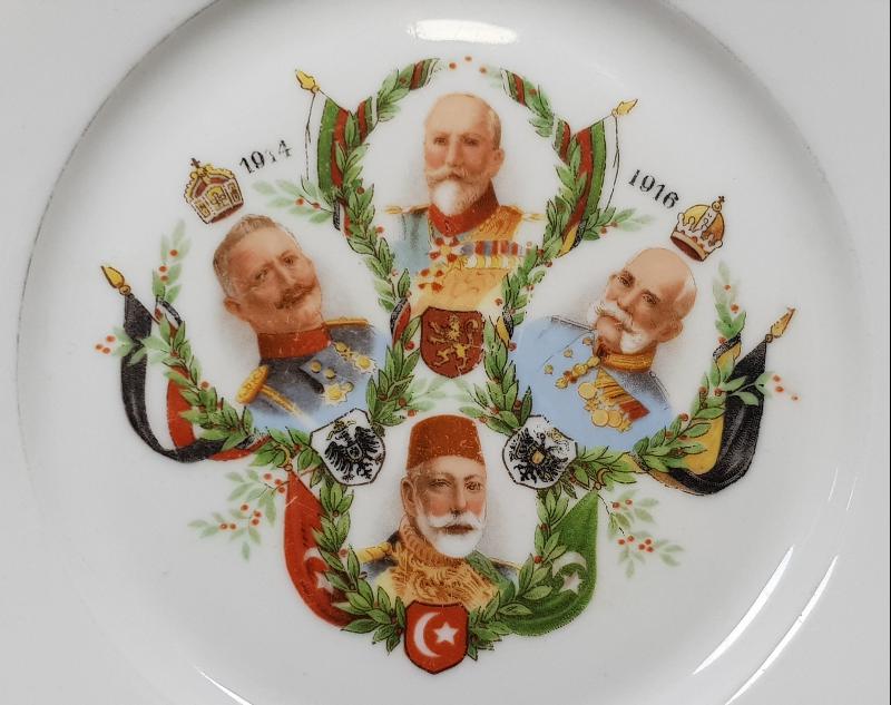 1. DÜNYA SAVAŞI DÖNEMİ İTTİFAK PORSELEN TABAK