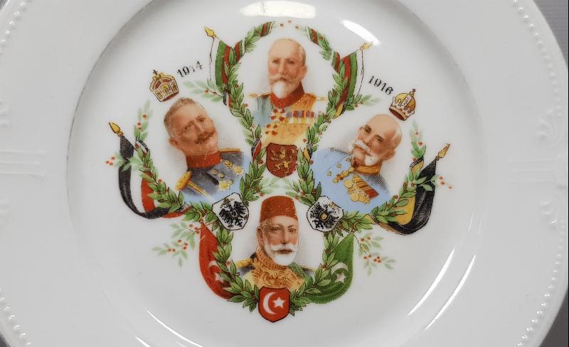 1. DÜNYA SAVAŞI DÖNEMİ İTTİFAK PORSELEN TABAK