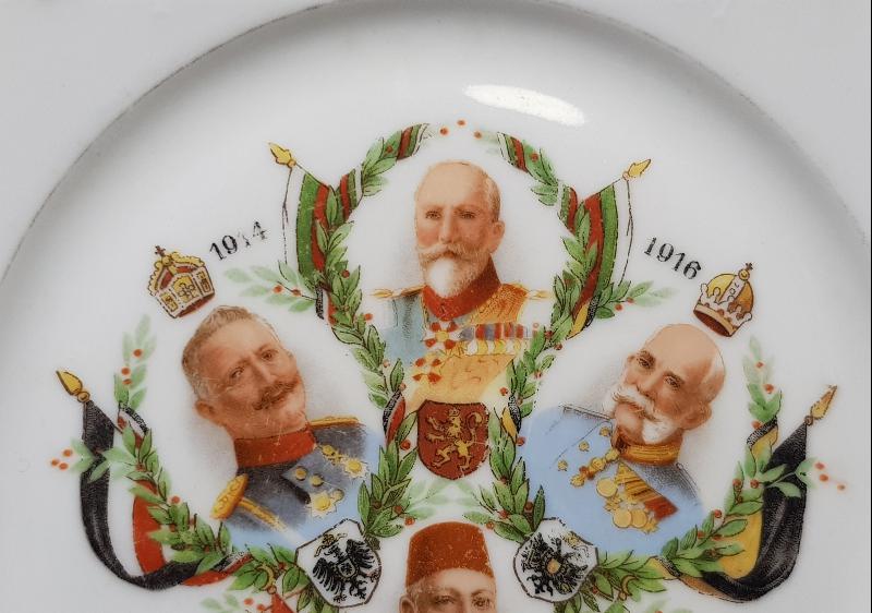 1. DÜNYA SAVAŞI DÖNEMİ İTTİFAK PORSELEN TABAK