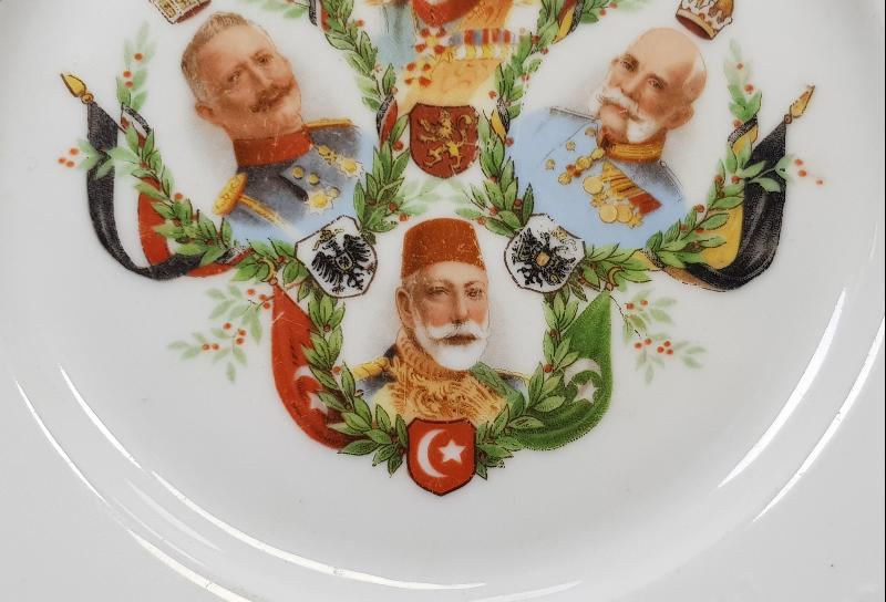 1. DÜNYA SAVAŞI DÖNEMİ İTTİFAK PORSELEN TABAK