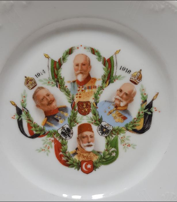 1. DÜNYA SAVAŞI DÖNEMİ İTTİFAK PORSELEN TABAK
