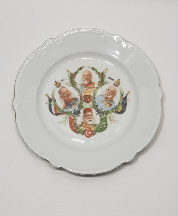 1. DÜNYA SAVAŞI DÖNEMİ İTTİFAK PORSELEN TABAK