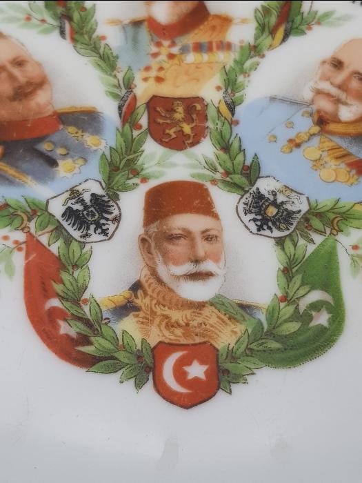 1. DÜNYA SAVAŞI DÖNEMİ İTTİFAK PORSELEN TABAK