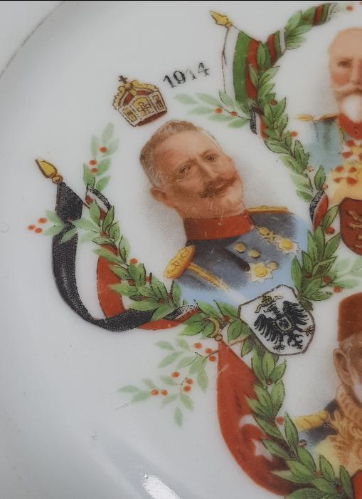 1. DÜNYA SAVAŞI DÖNEMİ İTTİFAK PORSELEN TABAK