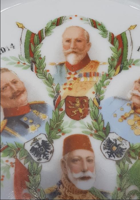1. DÜNYA SAVAŞI DÖNEMİ İTTİFAK PORSELEN TABAK