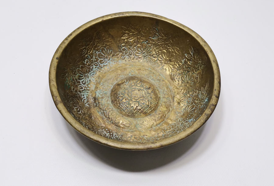 BURSA İŞİ KABARTMA İŞÇİLİKLİ ANTİKA HAMAM TASI