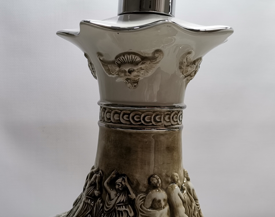 BÜYÜK BOY ANTİKA ÇİFT PORSELEN ABAJUR