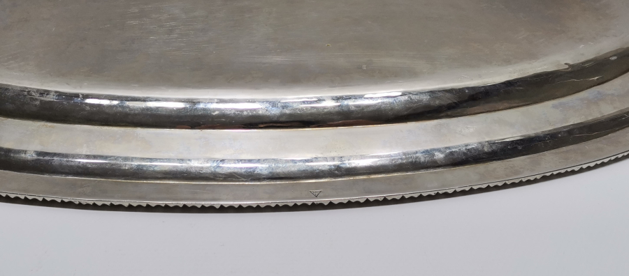 DEV BOYDA GÜMÜŞ KAPLAMA ANTİKA JARDİNYER - MEYVELİK