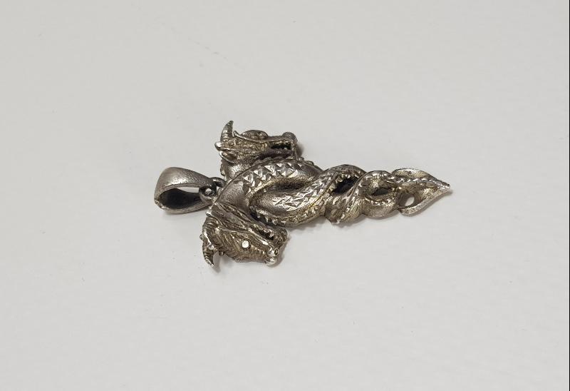 EJDERHA FORMLU GÜMÜŞ KOLYE UCU