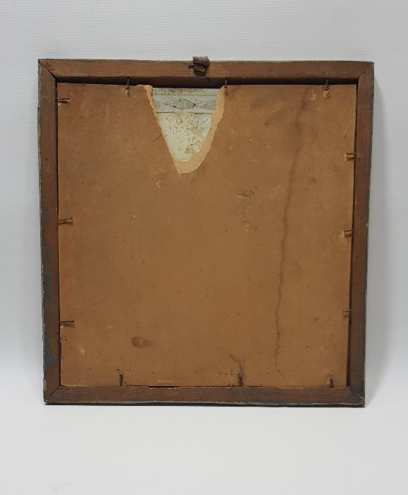 HAFIZ AHMED FEYZİ KETEBELİ 1927 TARİHLİ CAM ALTI HAT LEVHA