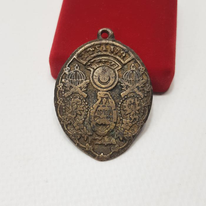 HAVA İNDİRME VE EL BOMBASI GÖRSELLİ TÜRK ASKERİ BİRLİĞİ NADİR KOLYE UCU