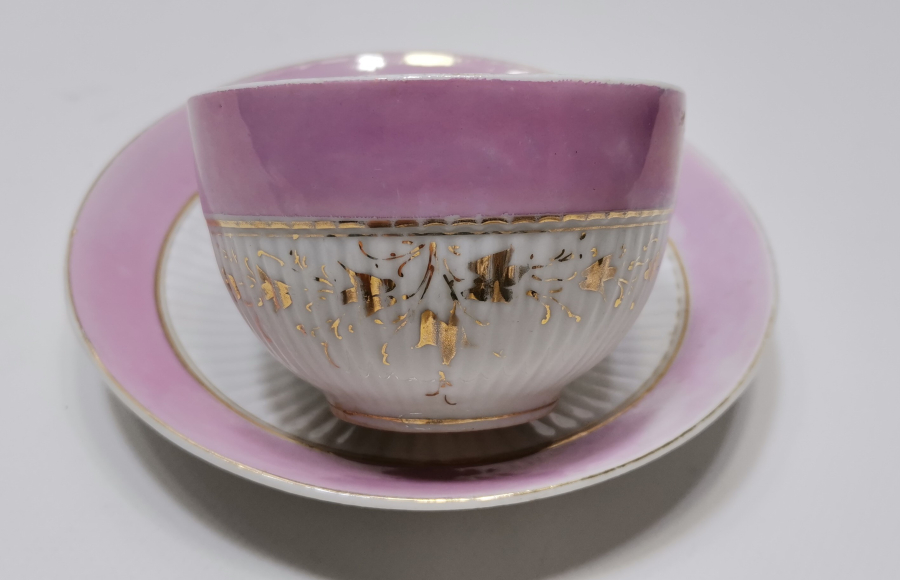 JM ESKENASY GALATA YAZILI OSMANLI DÖNEMİ BÜYÜK BOY FİNCAN