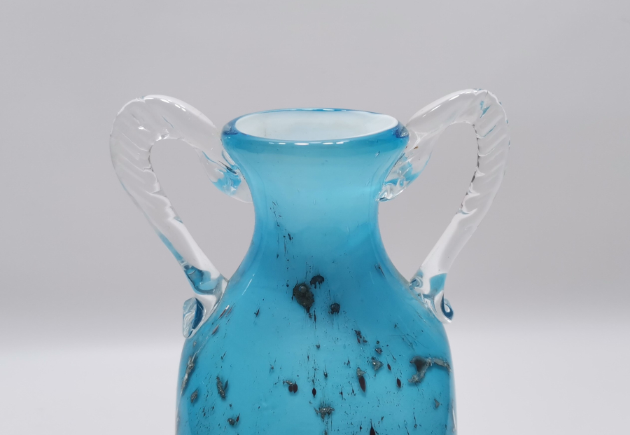 KOPARMA İŞÇİLİKLİ ANTİKA MURANO VAZO