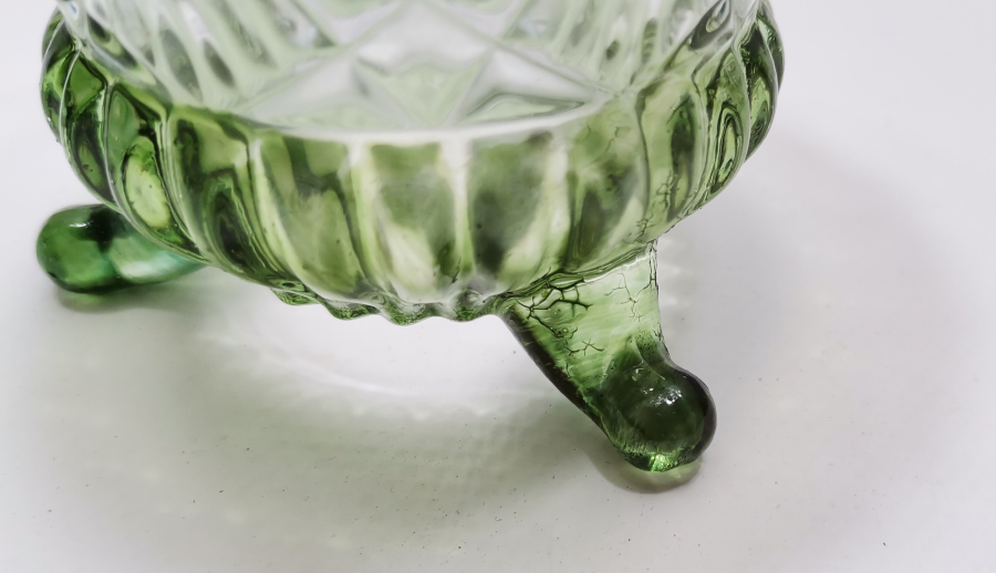 KRİSTAL KESME İŞÇİLİKLİ ANTİKA CAM ŞEKERLİK