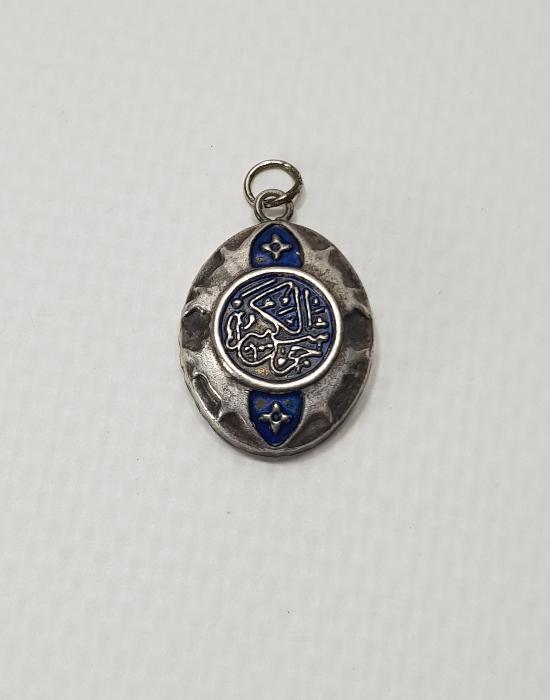 MİNELİ GÜMÜŞ CEVŞENİ KEBİR KOLYE UCU