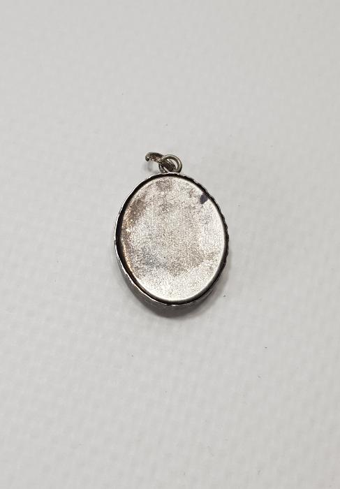 MİNELİ GÜMÜŞ CEVŞENİ KEBİR KOLYE UCU