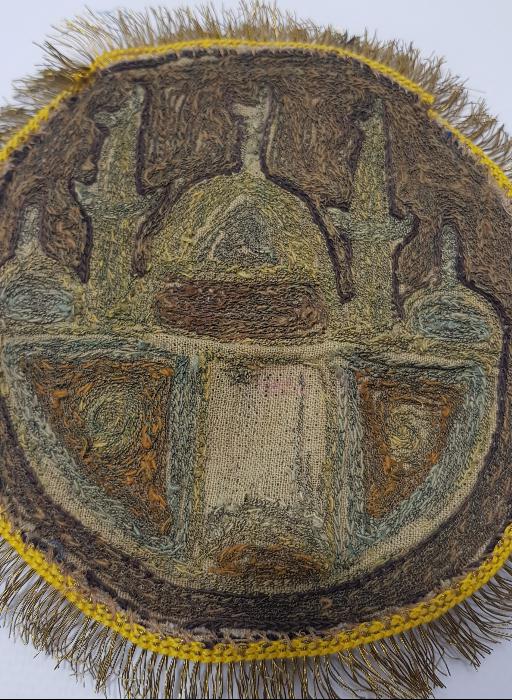 OSMANLI DÖNEMİ AYASOFYA CAMİİ GÖRSELLİ VE OSMANLICA YAZILI NADİR KESE