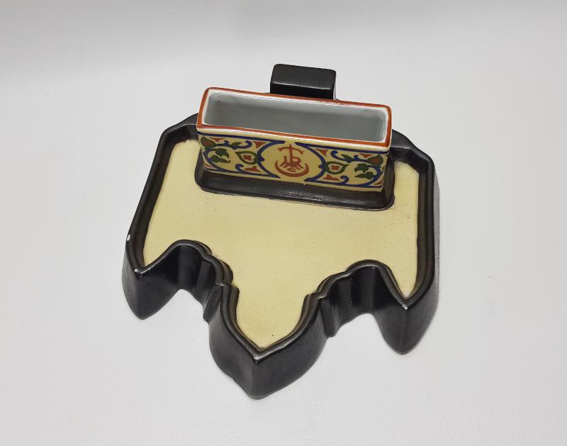 OSMANLI DÖNEMİ CONSTANTINOPLE DAMGALI TURMAC PORSELEN KALEMLİK