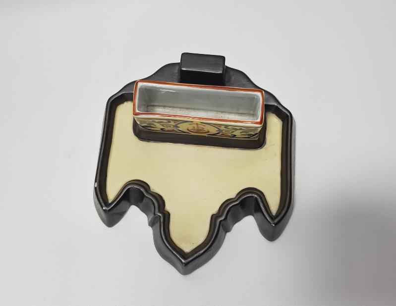 OSMANLI DÖNEMİ CONSTANTINOPLE DAMGALI TURMAC PORSELEN KALEMLİK