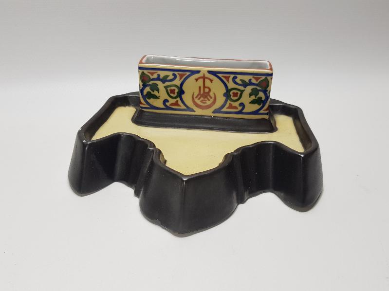 OSMANLI DÖNEMİ CONSTANTINOPLE DAMGALI TURMAC PORSELEN KALEMLİK