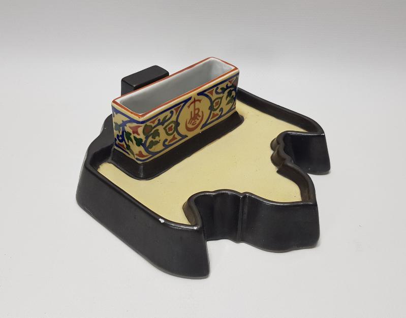 OSMANLI DÖNEMİ CONSTANTINOPLE DAMGALI TURMAC PORSELEN KALEMLİK