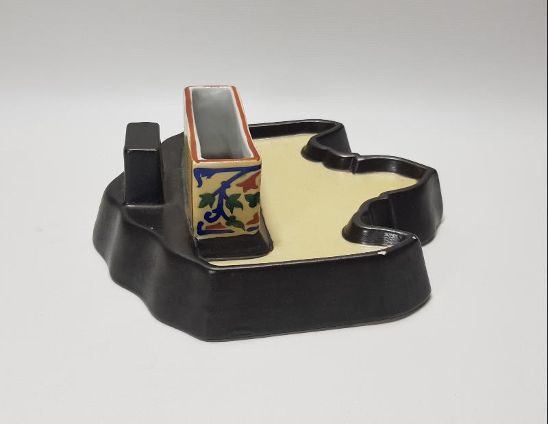 OSMANLI DÖNEMİ CONSTANTINOPLE DAMGALI TURMAC PORSELEN KALEMLİK