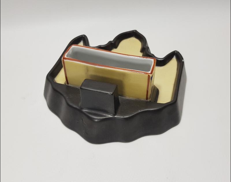 OSMANLI DÖNEMİ CONSTANTINOPLE DAMGALI TURMAC PORSELEN KALEMLİK