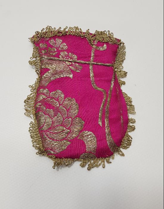 OSMANLI DÖNEMİ İPEK ELMASİYE PARA KESESİ