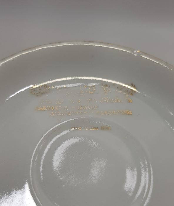 OSMANLI DÖNEMİ MEŞRUTİYET TEMALI OSMANLICA VE YUNANCA YAZILI KAHVE FİNCANI