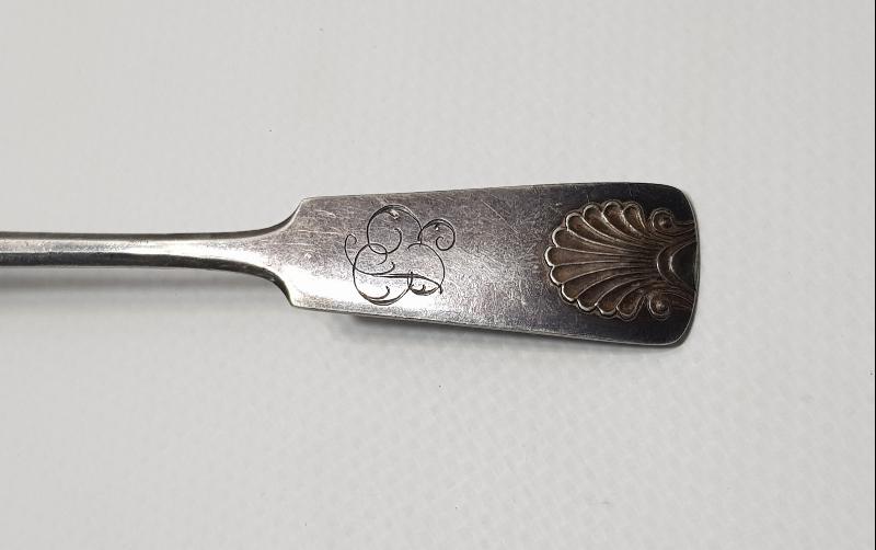 OSMANLI DÖNEMİ PERA PALACE CONSTANTINOPLE YAZILI GÜMÜŞ SERVİS KAŞIĞI