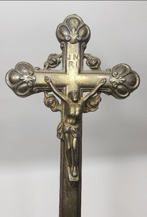 OSMANLI DÖNEMİ RUM İŞİ ÇARMIHA GERİLMİŞ HAZRETİ İSA HEYKELİ